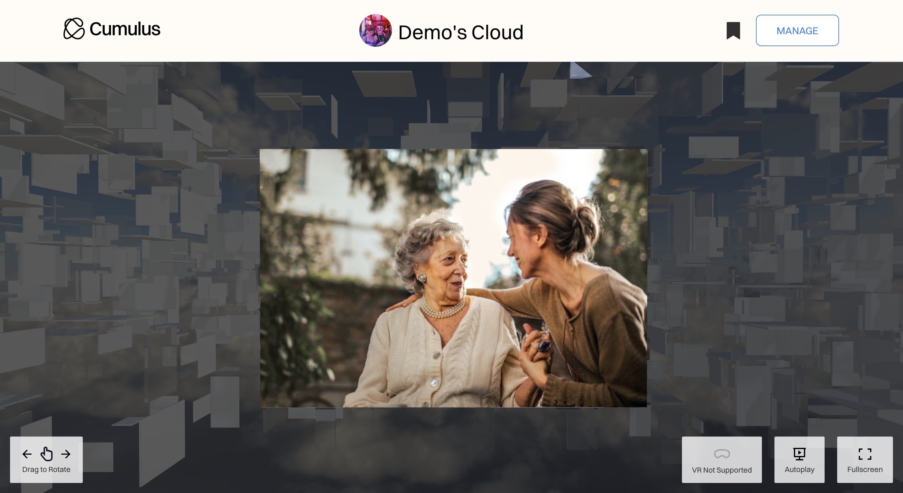Cumulus: A Digital Legacy Platform case study dashboard